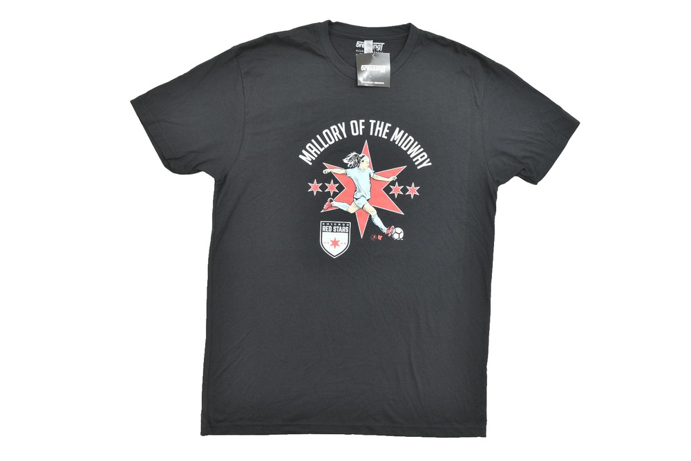 BreakingT Men's Regular Size L Mallory of the Midway Chicago Red Stars T-Shirt